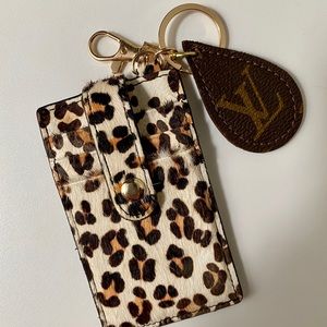 Upcycled Louis Vuitton card holder wallet!